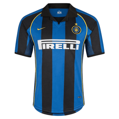 Inter Milan Hemmatröja 2001/02 Retro Tröja
 Blå och svart