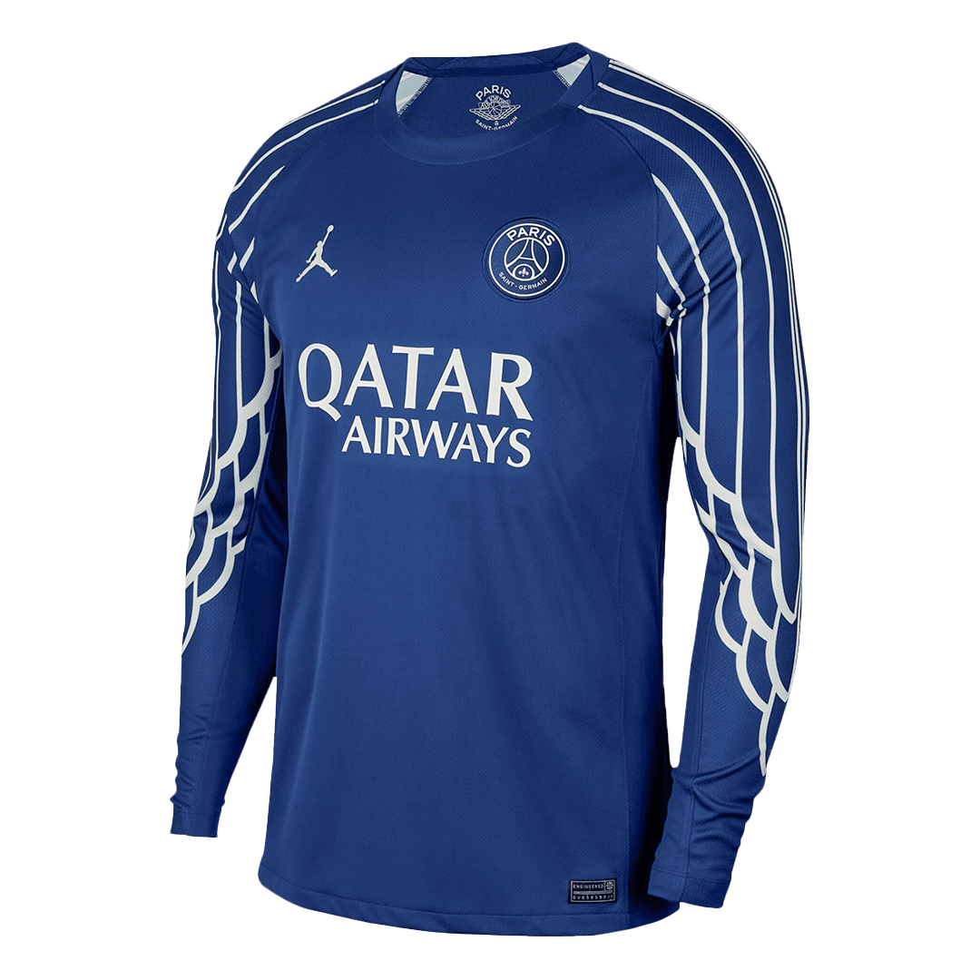 PSG Tröja 2024/25 Fourth Away Långärmad Mörkblå