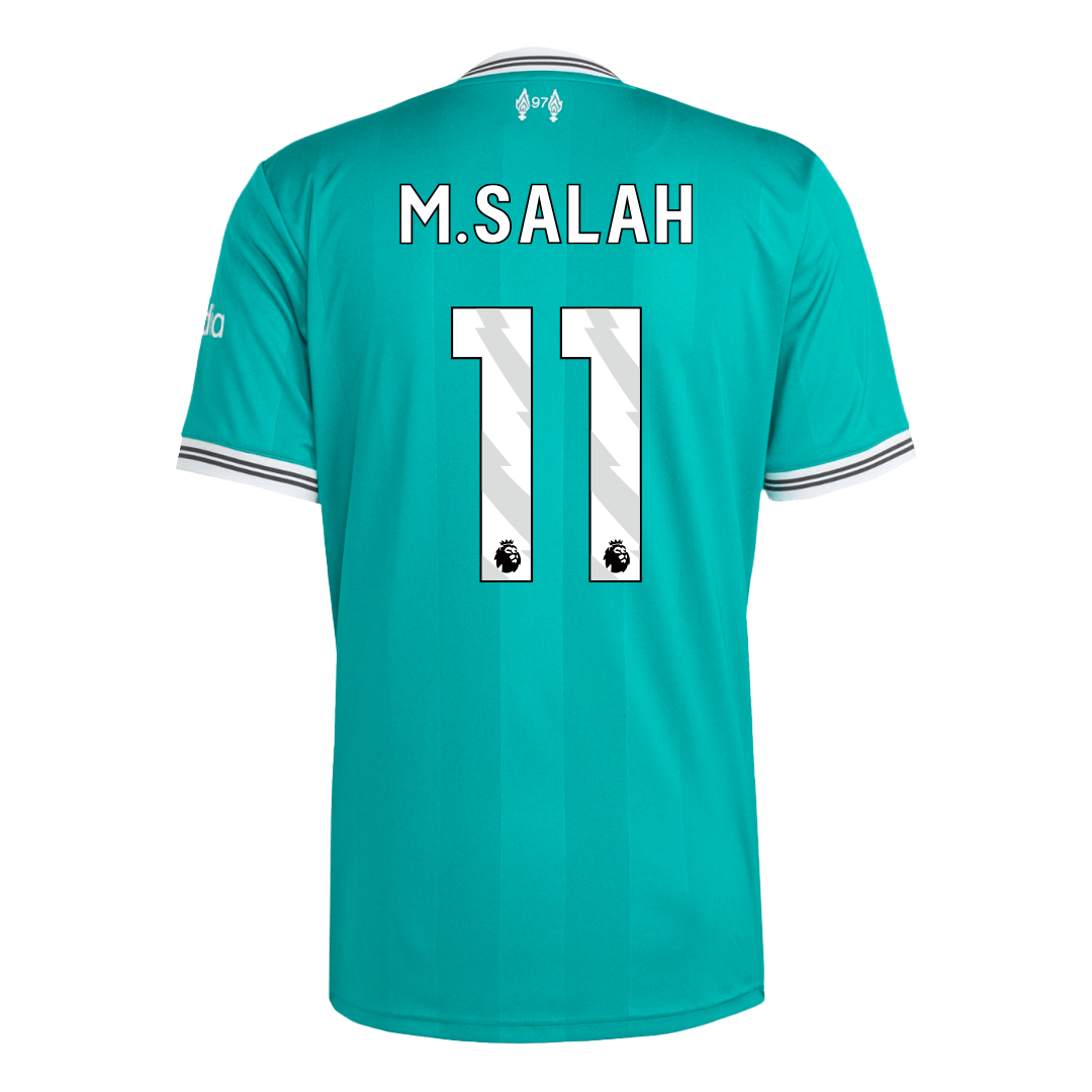 Liverpool Tröja M.SALAH #11 2025/26 Tredje Grön