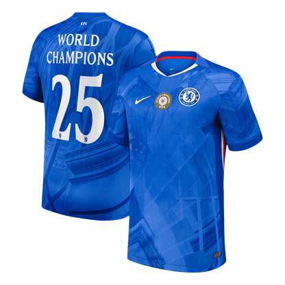 WORLD CHAMPIONS #25 Chelsea Tröja 2025/26 Hemma Premium Blå-10