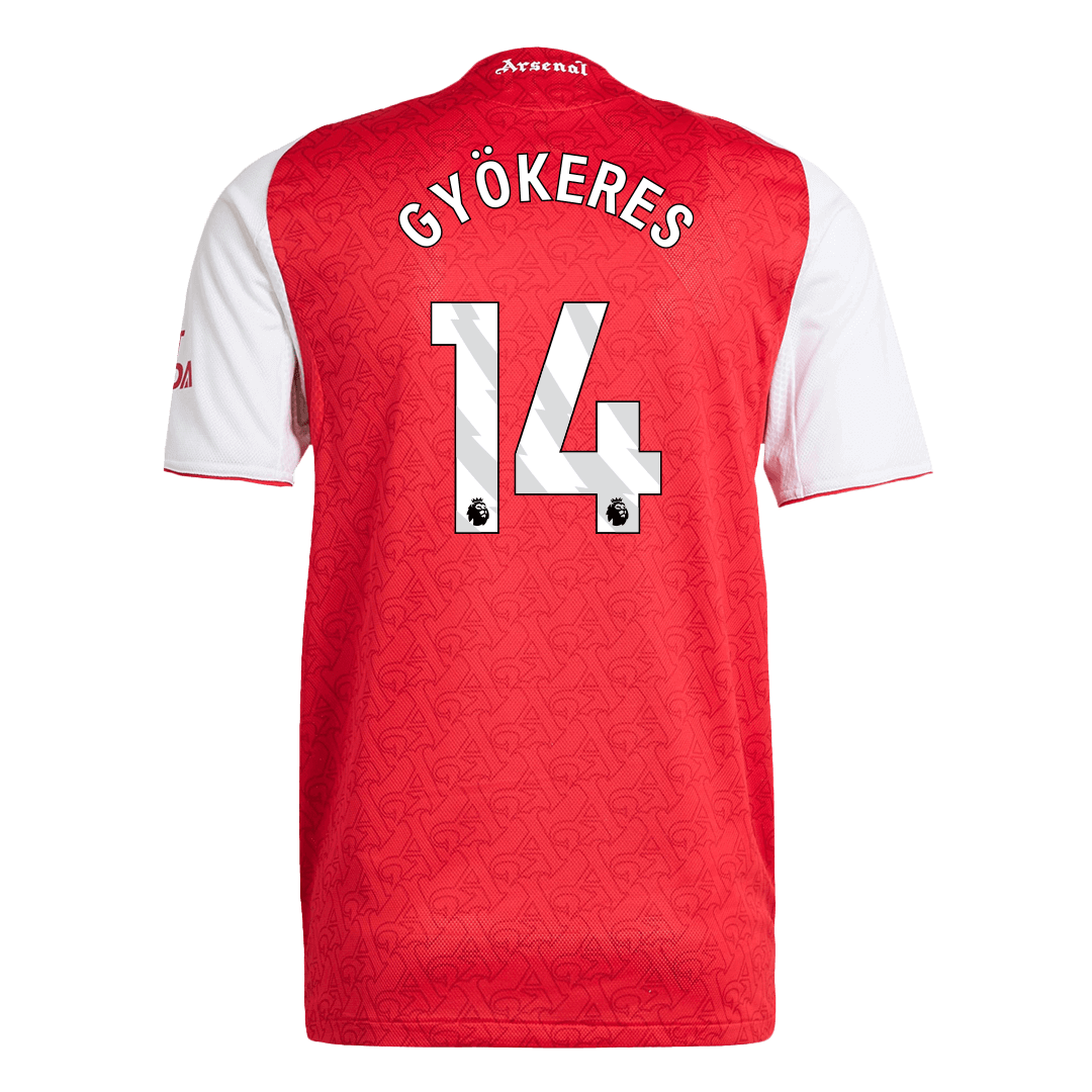Arsenal Tröja GYÖKERES #14 2025/26 Hemma Röd-10