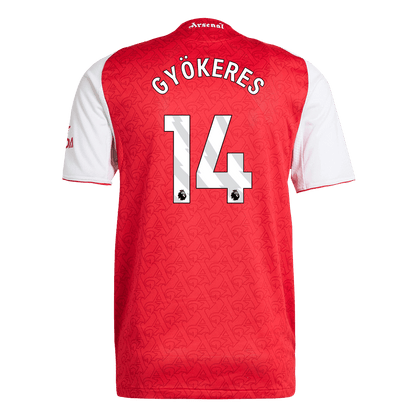 Arsenal Tröja GYÖKERES #14 2025/26 Hemma Röd-10