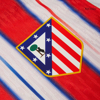 Atletico Madrid Tröja J.ALVAREZ #19 2024/25 Hemma Autentisk Röd & Vit-9