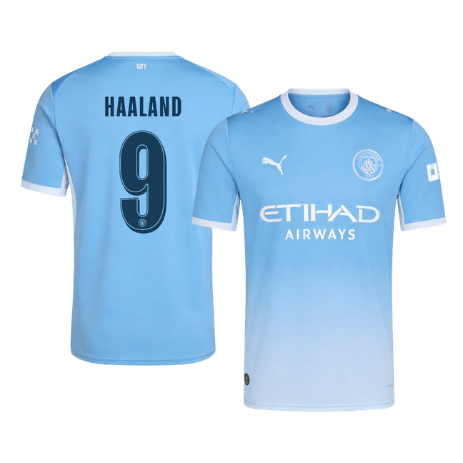 Manchester City Tröja HAALAND #9 2026/27 Hemma Blå - UCL