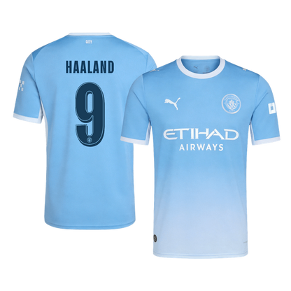 Manchester City Tröja HAALAND #9 2026/27 Hemma Blå - UCL