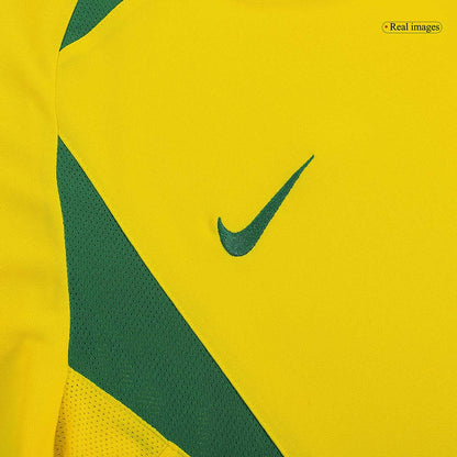 CAFU #2 Brasilien Hemmatröja 2002/03 Retro Tröja
 Gul-4