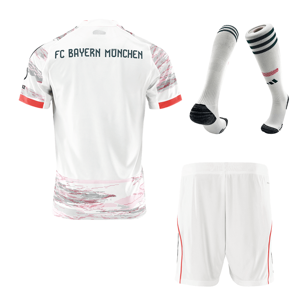 Bayern Munich Tröja Bortaställ 2025/26 Vit-15