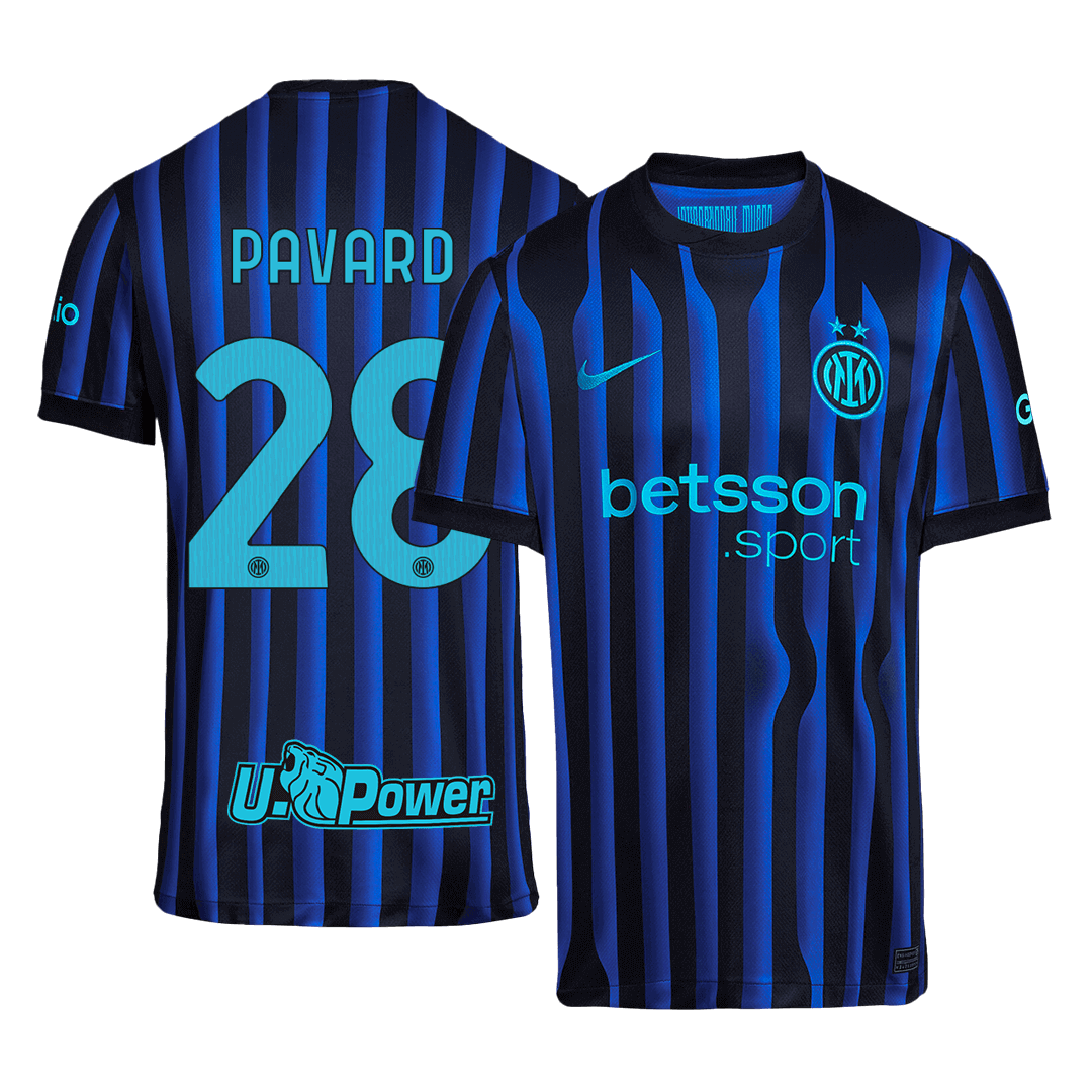 Inter Milan Tröja PAVARD #28 2025/26 Hemma Blå och svart