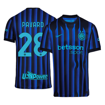 Inter Milan Tröja PAVARD #28 2025/26 Hemma Blå och svart
