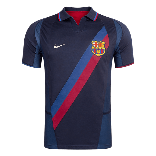 Barcelona Thirdtröja 2002/03 Retro Tröja
 Mörkblå