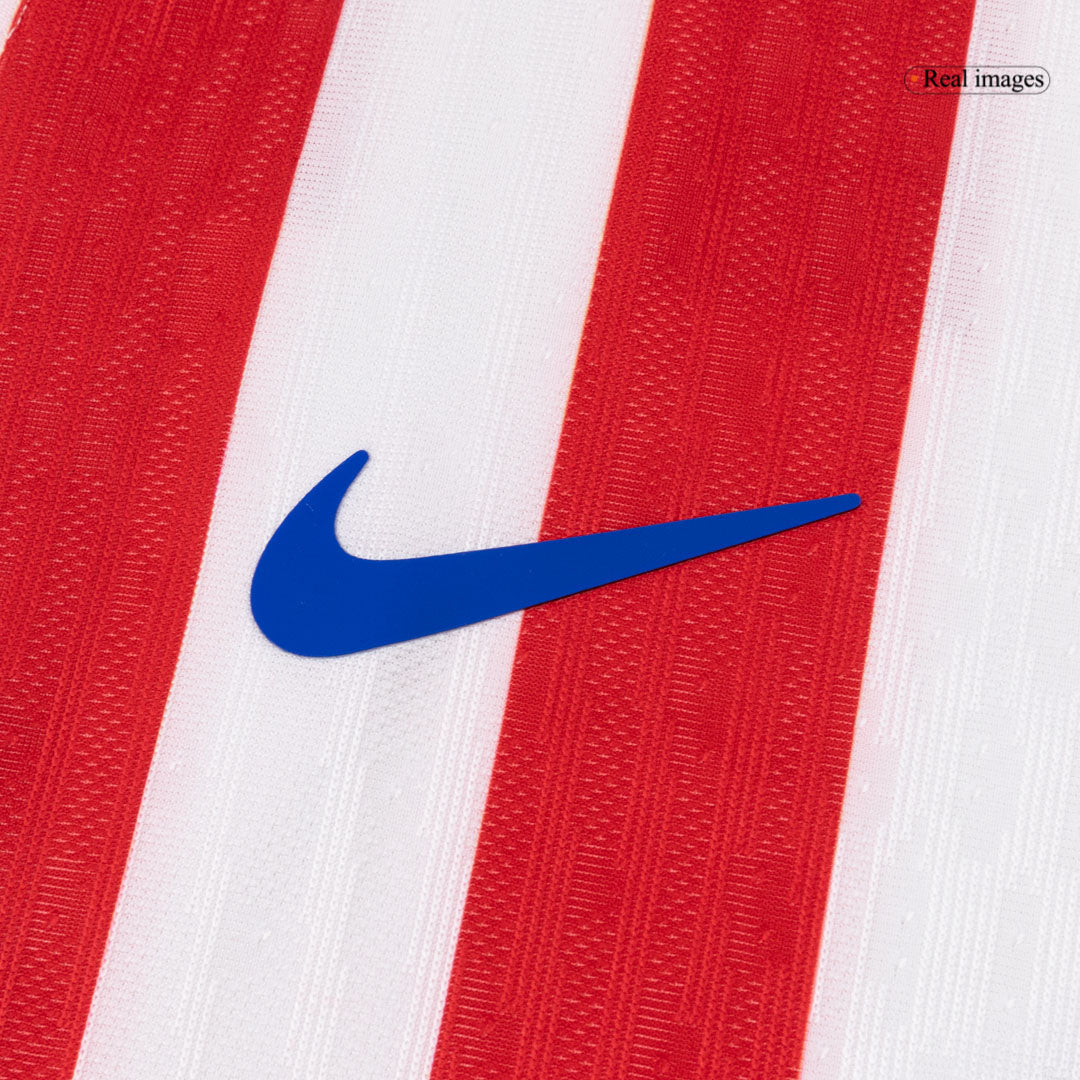 Atletico Madrid Tröja SØRLOTH #9 2025/26 Hemma Autentisk Röd & Vit