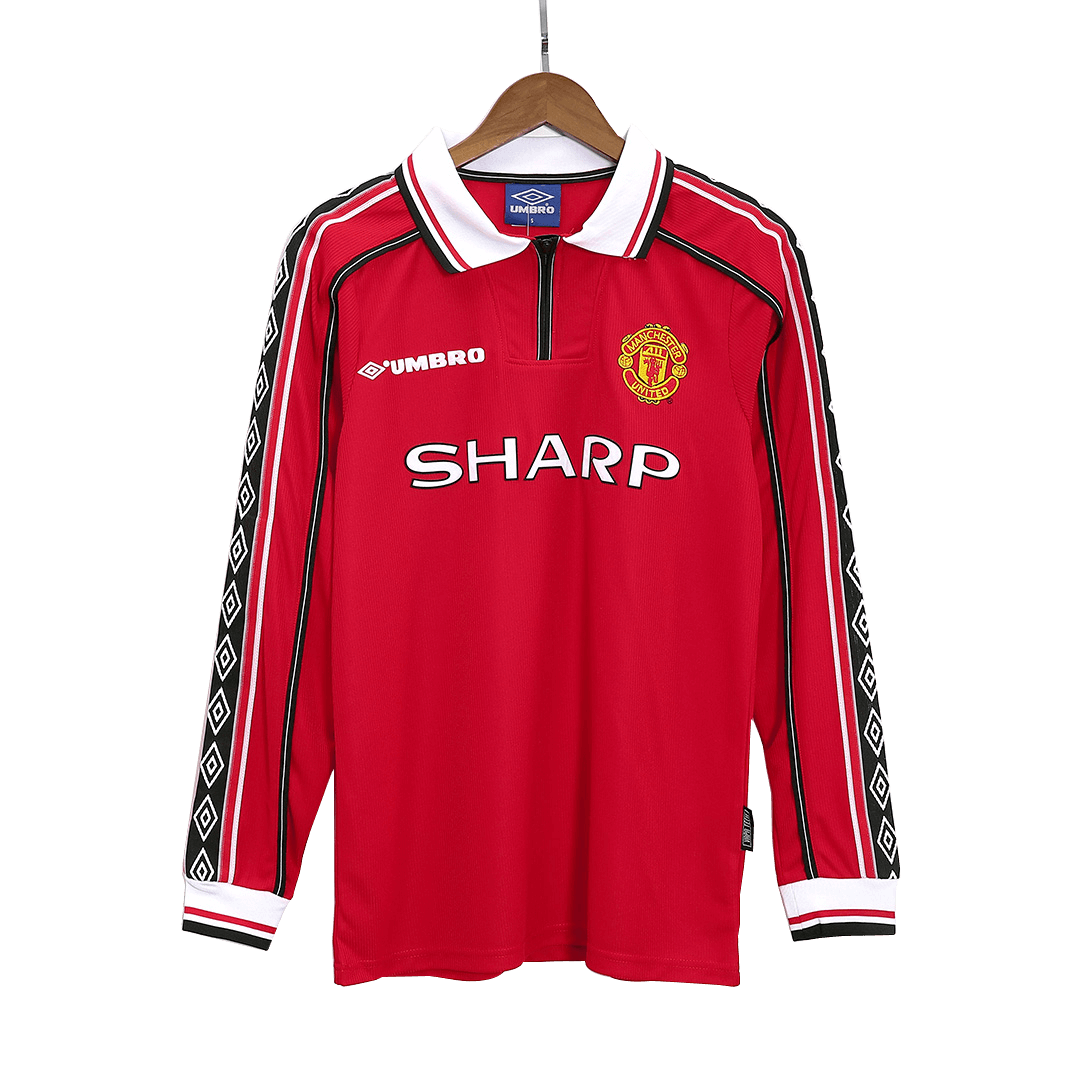 Manchester United Hemmatröja 1998/99 Retro Tröja