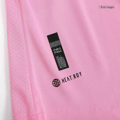Inter Miami CF Tröja MESSI #10 2022 Hemma Rosa-3