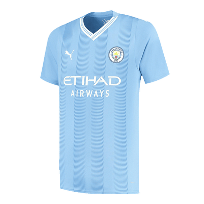Manchester City Tröja J.ALVAREZ #19 2023/24 Hemma Blå-13