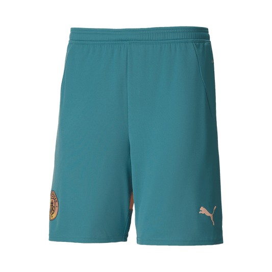 Manchester City Shorts 2024/25 Fourth Away Blå - UCL