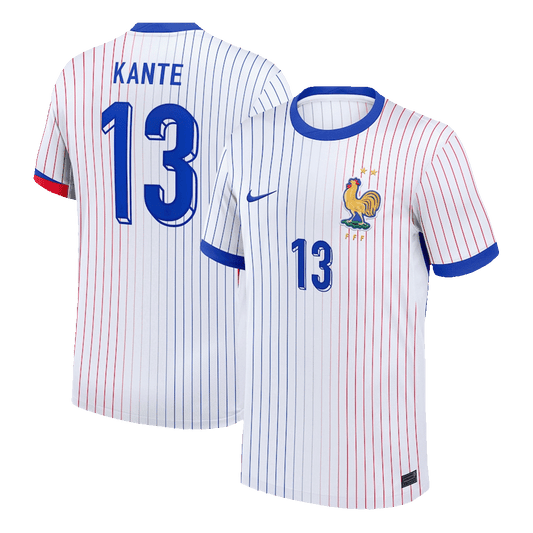 Frankrike Tröja KANTE #13 Euro 2024 Borta Vit