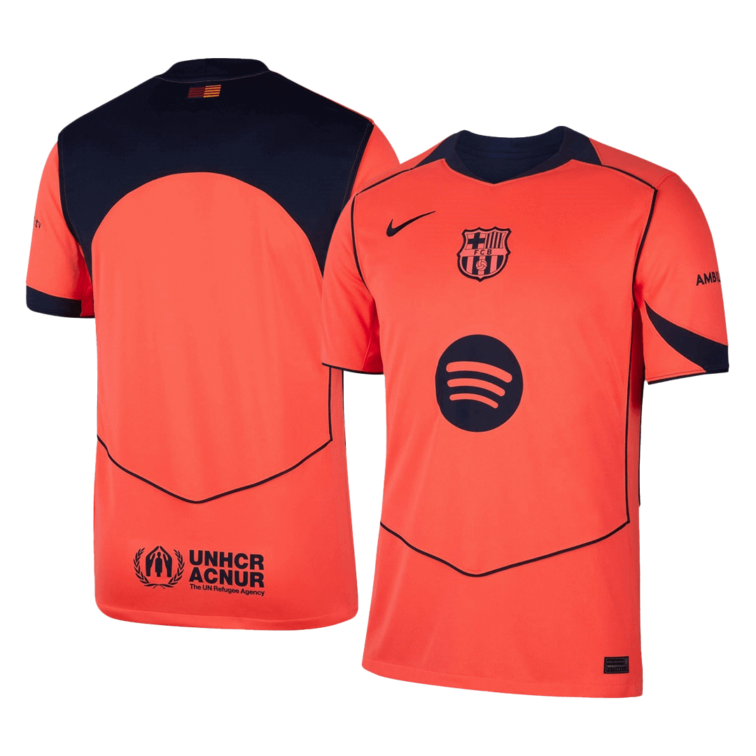 Barcelona Tröja 2025/26 Tredje Orange-11
