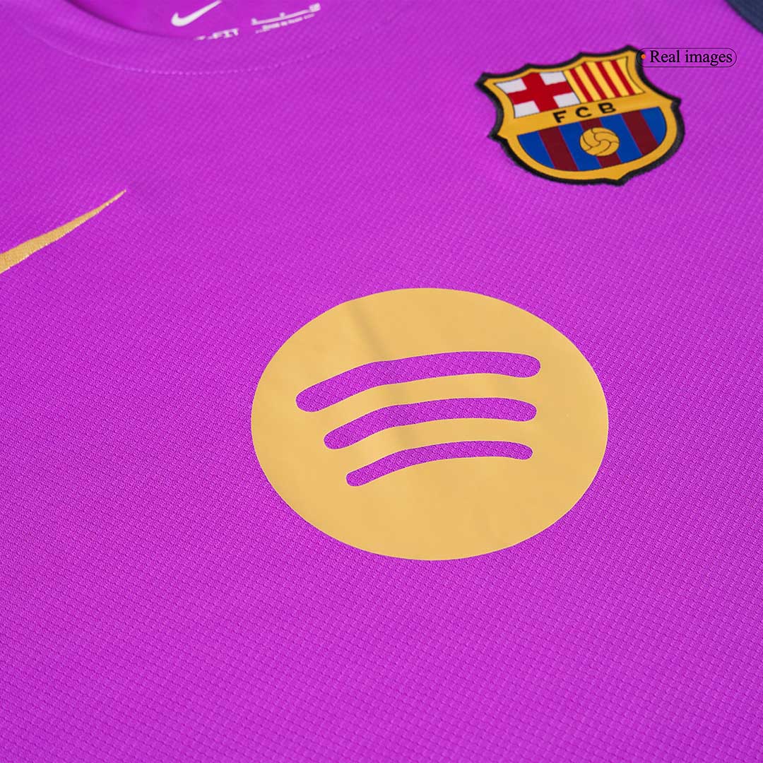 Barcelona Tröja 2025/26 Före match Lila