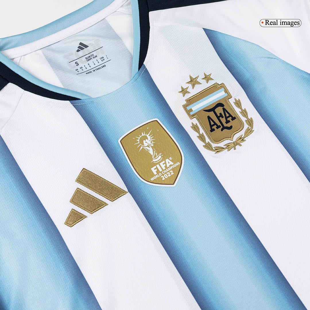 Argentina Tröja 2026 Hemma Långärmad Blå & Vit-5