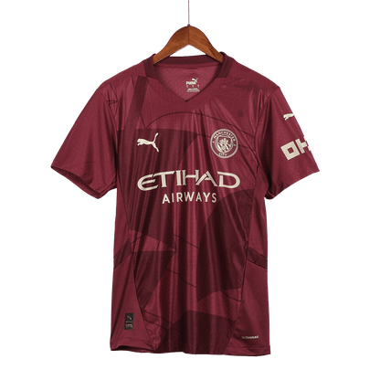 Manchester City Tröja 2024/25 Tredje Röd-12