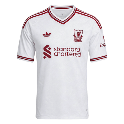 Liverpool Tröja VIRGIL #4 2026/27 Borta Vit - UCL-2
