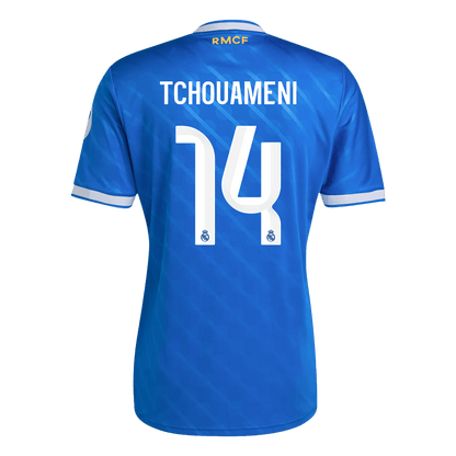 Real Madrid Tröja TCHOUAMENI #14 2025/26 Tredje Blå-9