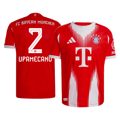Bayern Munich Tröja UPAMECANO #2 2025/26 Hemma Röd