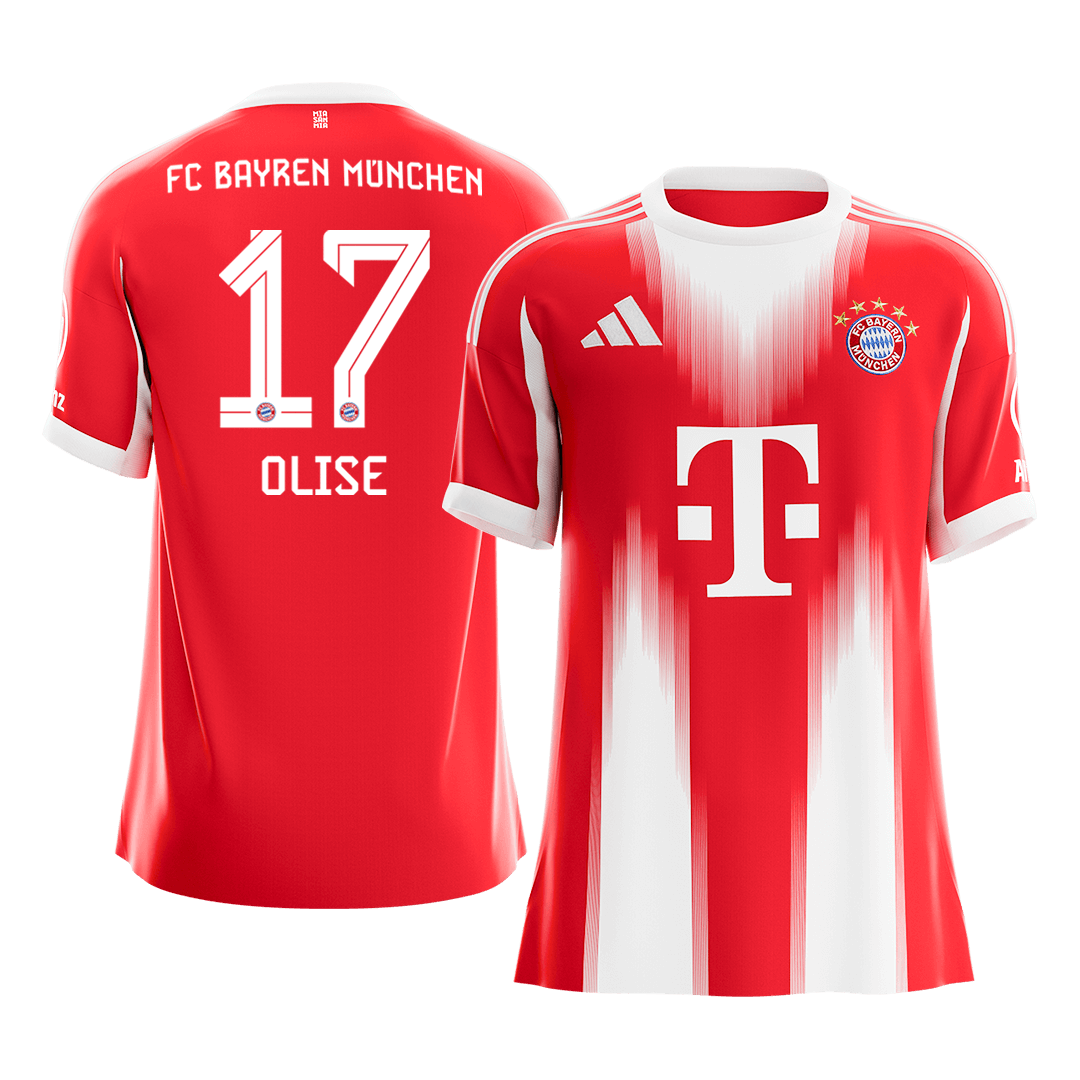 OLISE #17 Bayern Munich Tröja 2025/26 Hemma Premium Röd