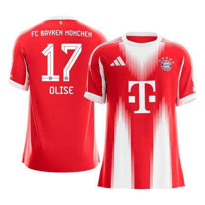 OLISE #17 Bayern Munich Tröja 2025/26 Hemma Premium Röd