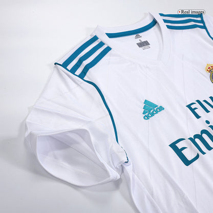 SERGIO RAMOS #4 Real Madrid Hemmatröja 2017/18 Retro Tröja
 Vit-6