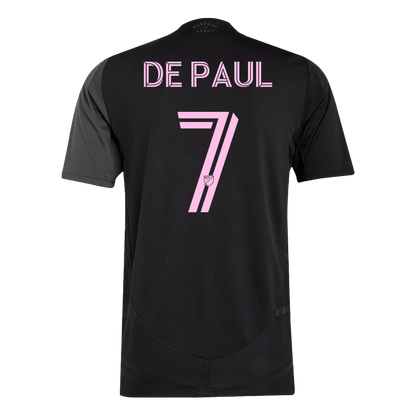 Inter Miami CF Tröja DE PAUL #7 2025 Borta Black&Gray-12