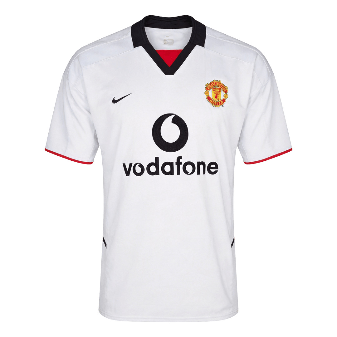 Manchester United Bortatröja 2002/03 Retro Tröja
 Vit
