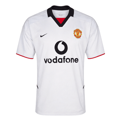 Manchester United Bortatröja 2002/03 Retro Tröja
 Vit