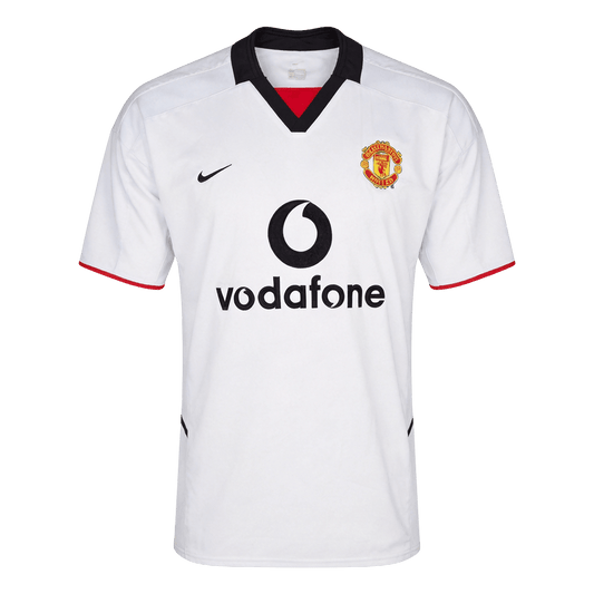 Manchester United Bortatröja 2002/03 Retro Tröja
 Vit