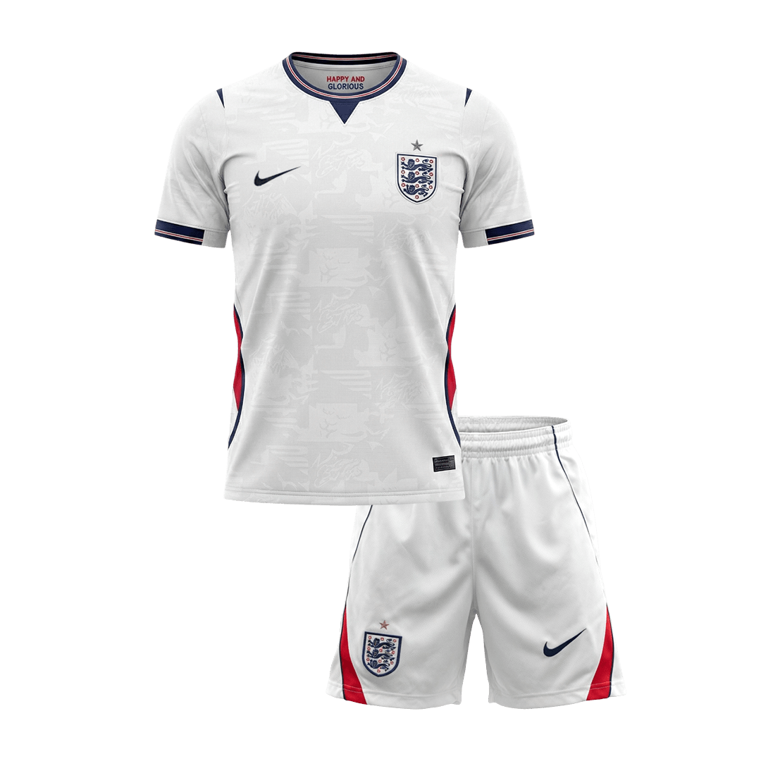 England Tröja 2026 Hemma Vit Barn