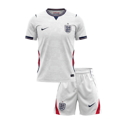 England Tröja 2026 Hemma Vit Barn