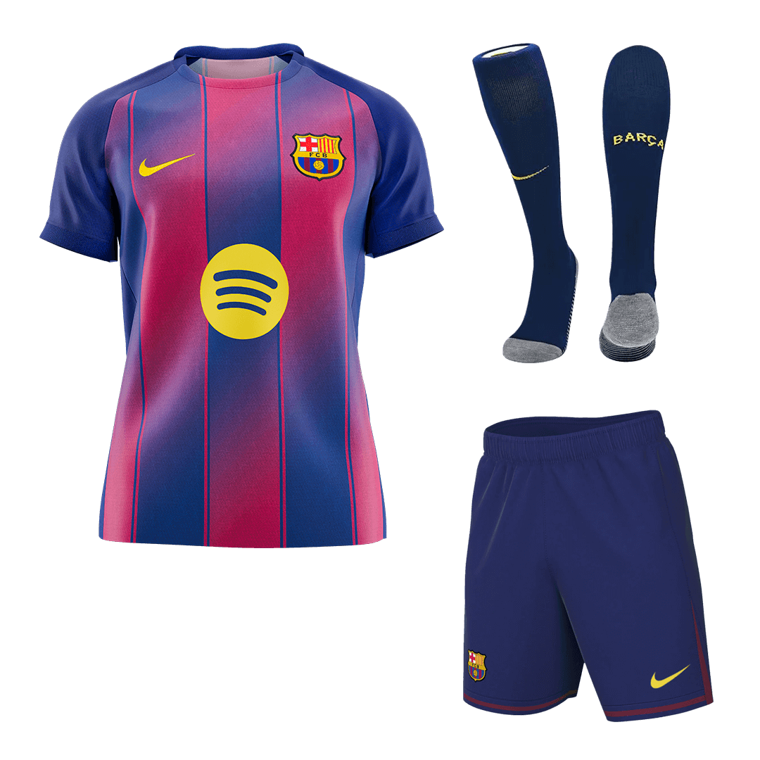Barcelona Tröja Hemmaställ 2025/26 Röd & Blå