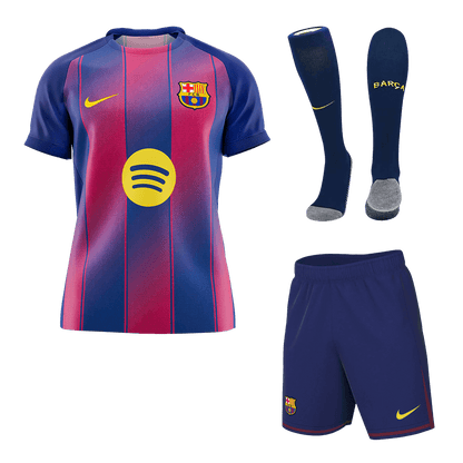 Barcelona Tröja Hemmaställ 2025/26 Röd & Blå
