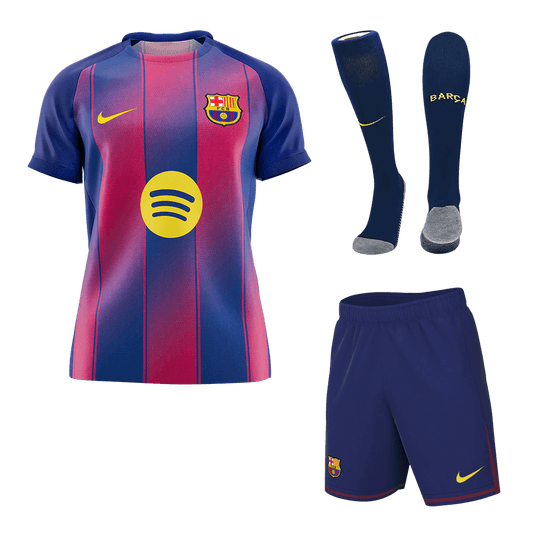 Barcelona Tröja Hemmaställ 2025/26 Röd & Blå
