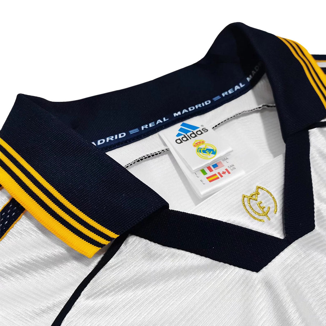 RAUL #7 Real Madrid Hemmatröja 1999/00 Retro Tröja
 Vit