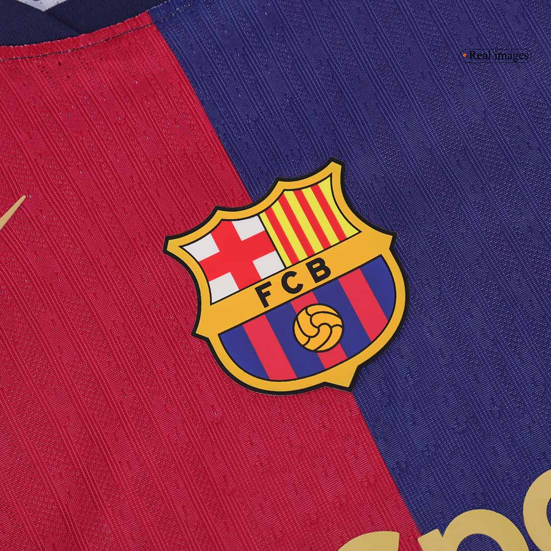 Barcelona Tröja LAMINE YAMAL #19 2024/25 Hemma Röd & Blå