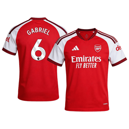 Arsenal Tröja GABRIEL #6 2026/27 Hemma Röd