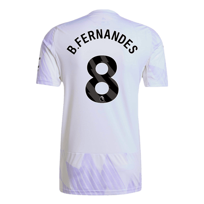 Manchester United Tröja B.FERNANDES #8 2025/26 Borta Vit
