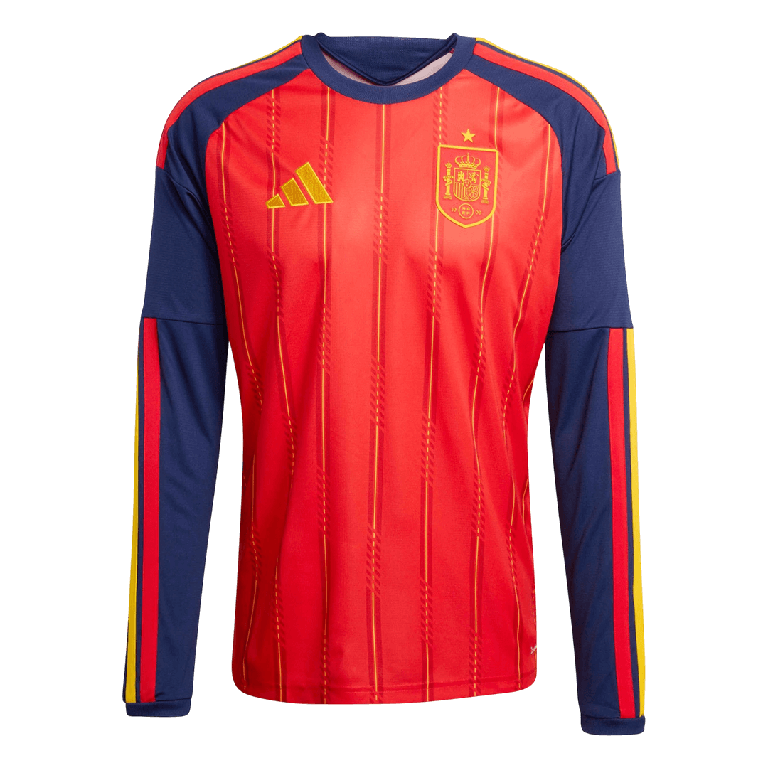 Spanien Tröja 2026 Hemma Långärmad Röd