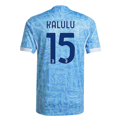 Juventus Tröja KALULU #15 2025/26 Borta Blå-7