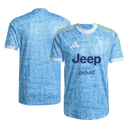 Juventus Tröja 2025/26 Borta Blå-7