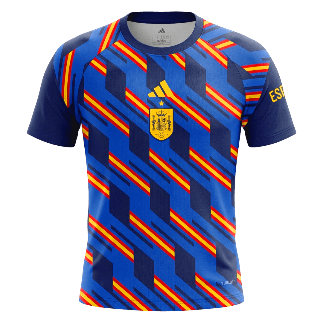 Spanien Tröja 2026 Före match Mörkblå