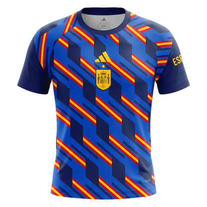 Spanien Tröja 2026 Före match Mörkblå-7