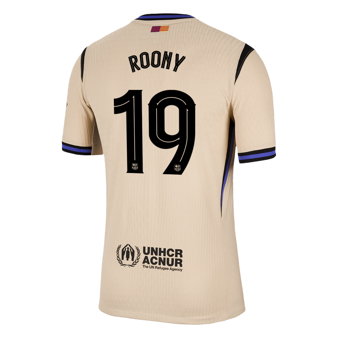 Barcelona Tröja ROONY #19 2025/26 Borta Gul - UCL-14