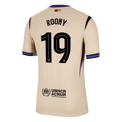 Barcelona Tröja ROONY #19 2025/26 Borta Gul - UCL-14